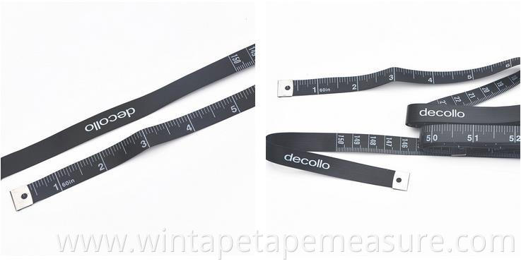 1.5m black modern sewing elastic tape different kinds of measuring tape new design with Your Logo or Name